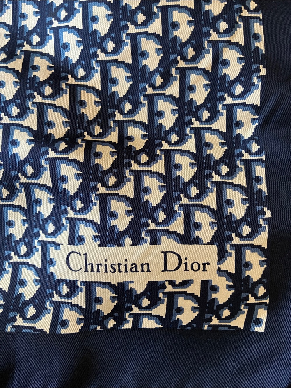 Christian Dior Square Silk Scarf - Picture 2 of 7